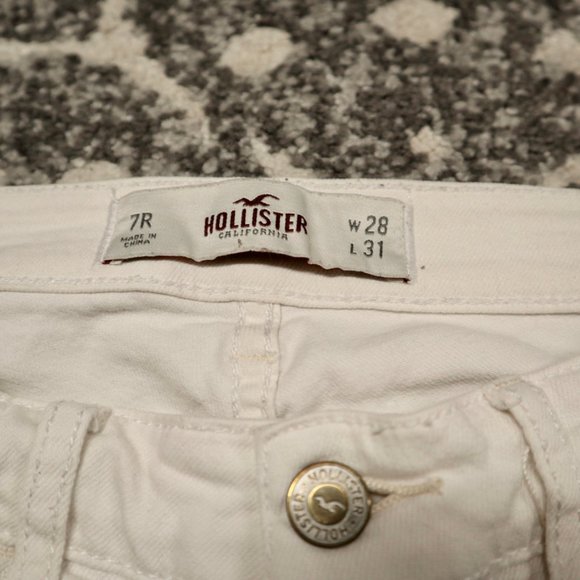 Hollister White Skinny Jeans - Picture 4 of 8